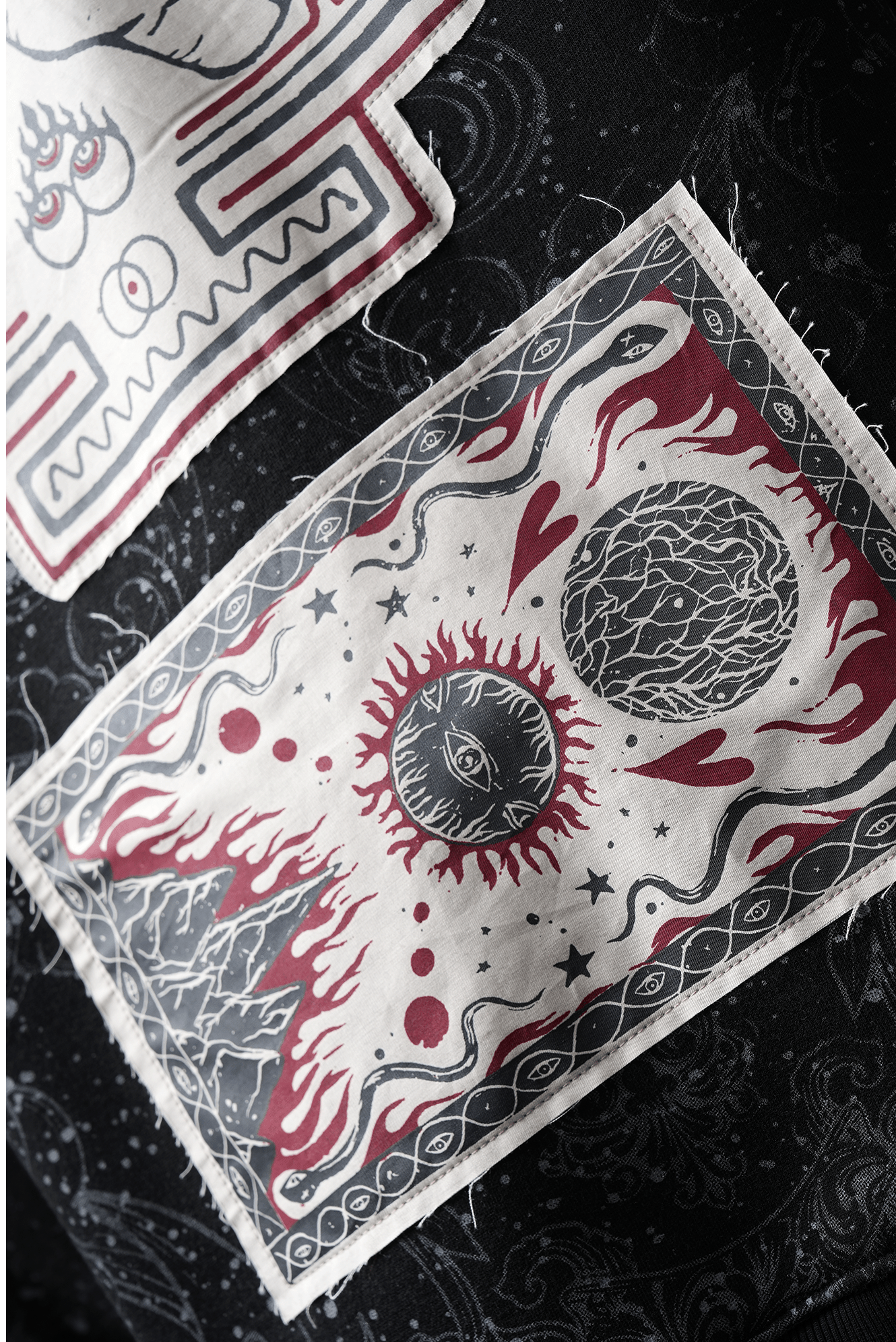 Oversize Dark Celestial Oversized Hoodie - Echolope