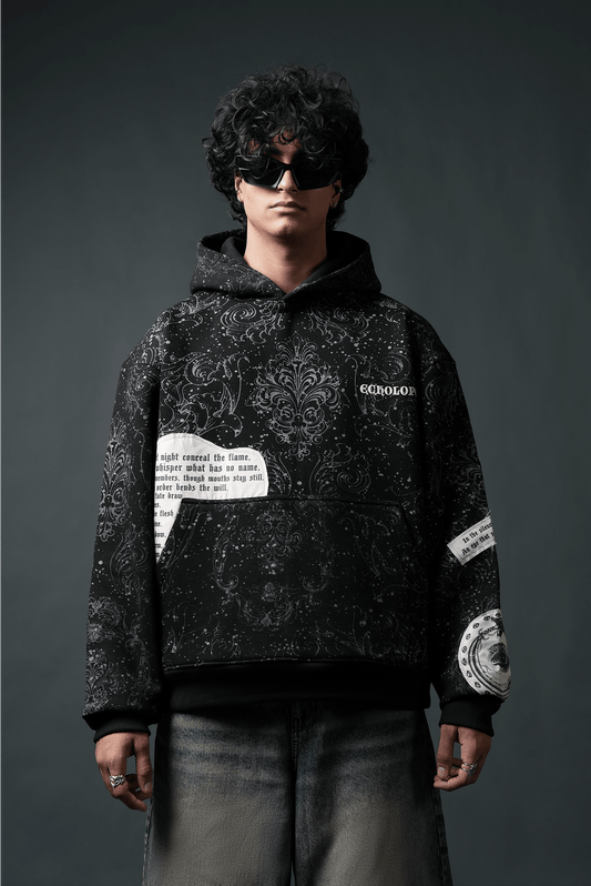 Oversize Dark Celestial Oversized Hoodie - Echolope