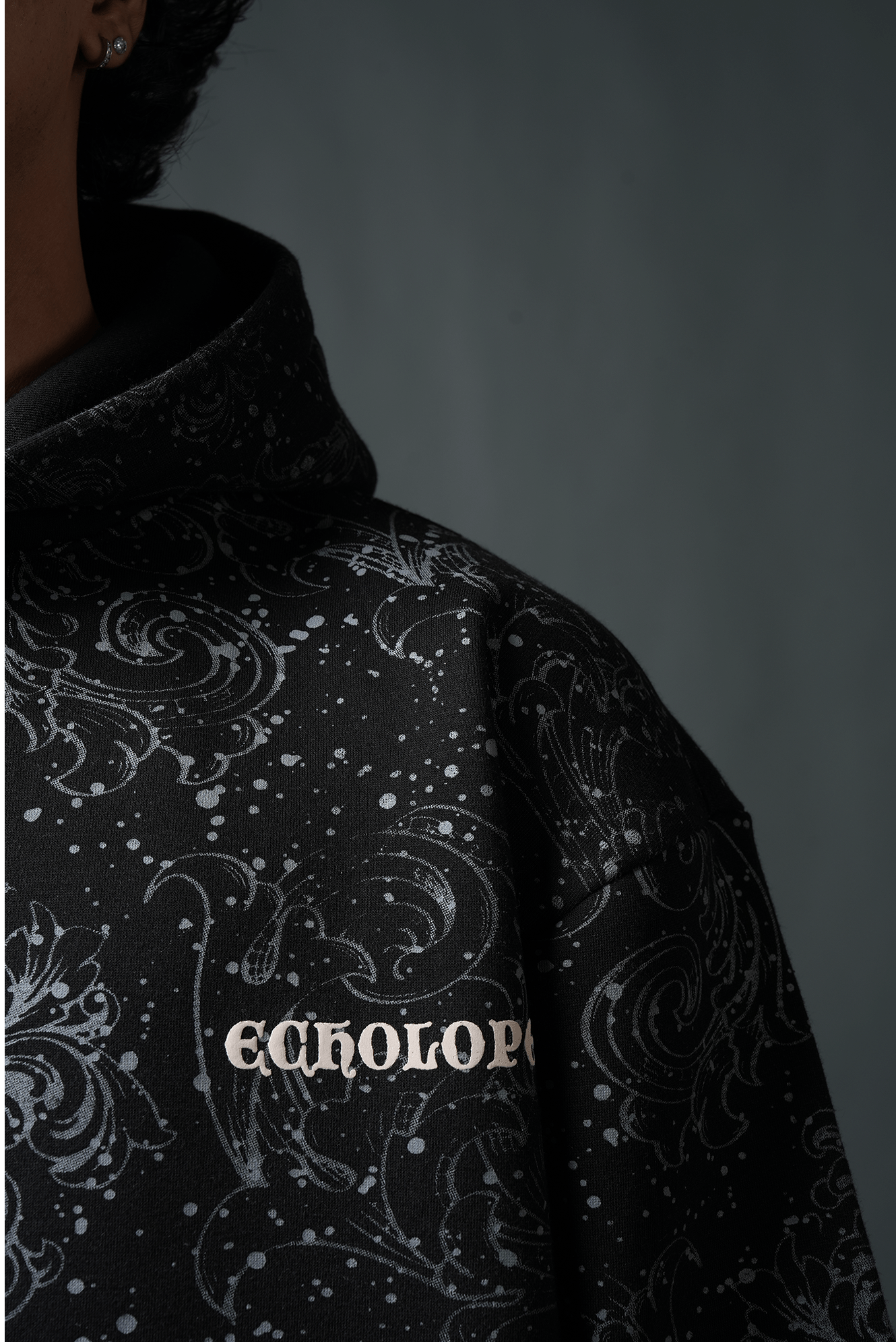 Oversize Dark Celestial Oversized Hoodie - Echolope