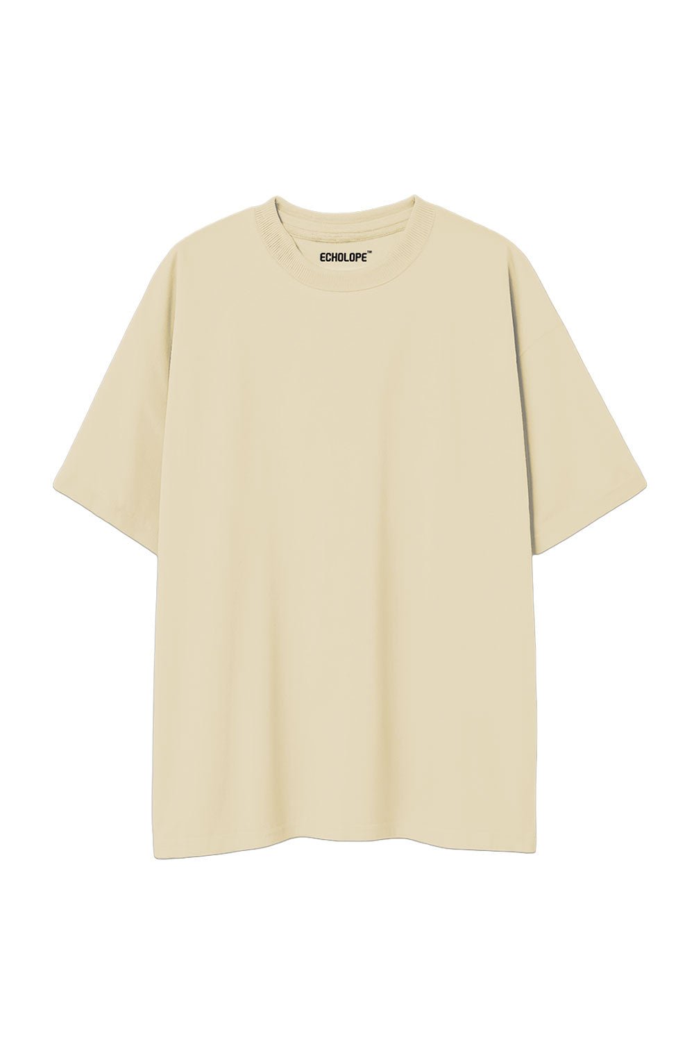 Oversized Cream Oversize T Shirt for Women - Echolope