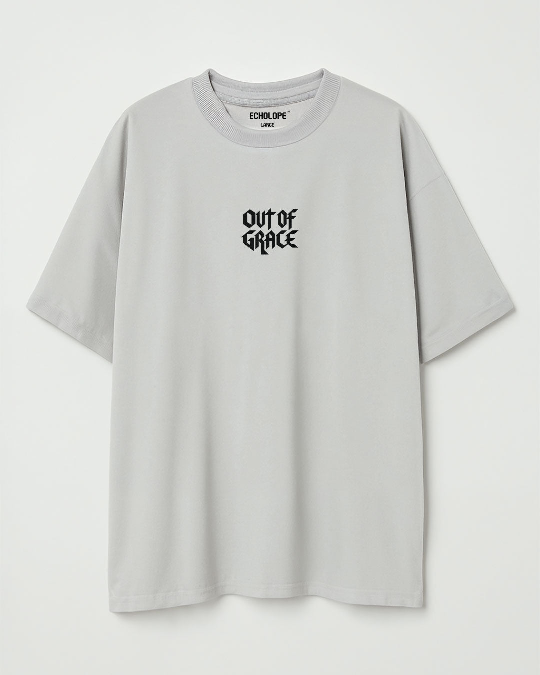 Oversized “Out of Grace” Fallen Angel Graphic T‑Shirt - Echolope