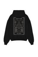 Premium Oversize Printed Hoodie Black For Men - Echolope