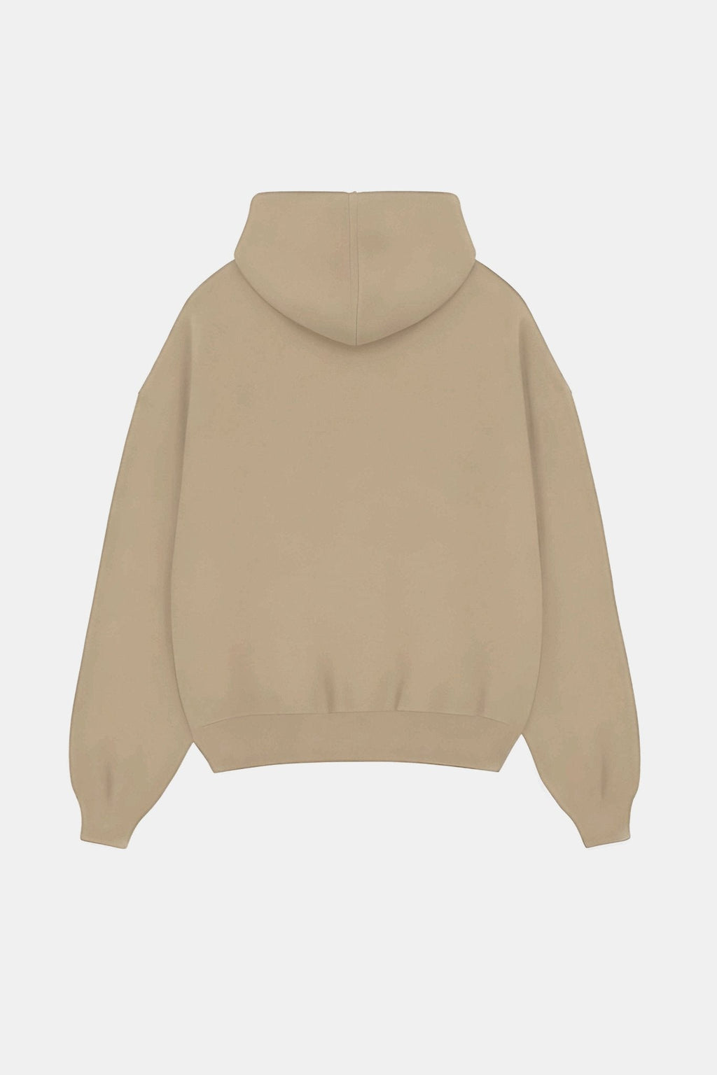 Premium Unisex Men's Oversized Beige Hoodie - Ultra - Soft Fleece for Everyday Comfort - Echolope