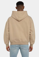 Premium Unisex Men's Oversized Beige Hoodie - Ultra - Soft Fleece for Everyday Comfort - Echolope