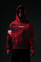 Redwood Oversized Printed Hoodie - Echolope