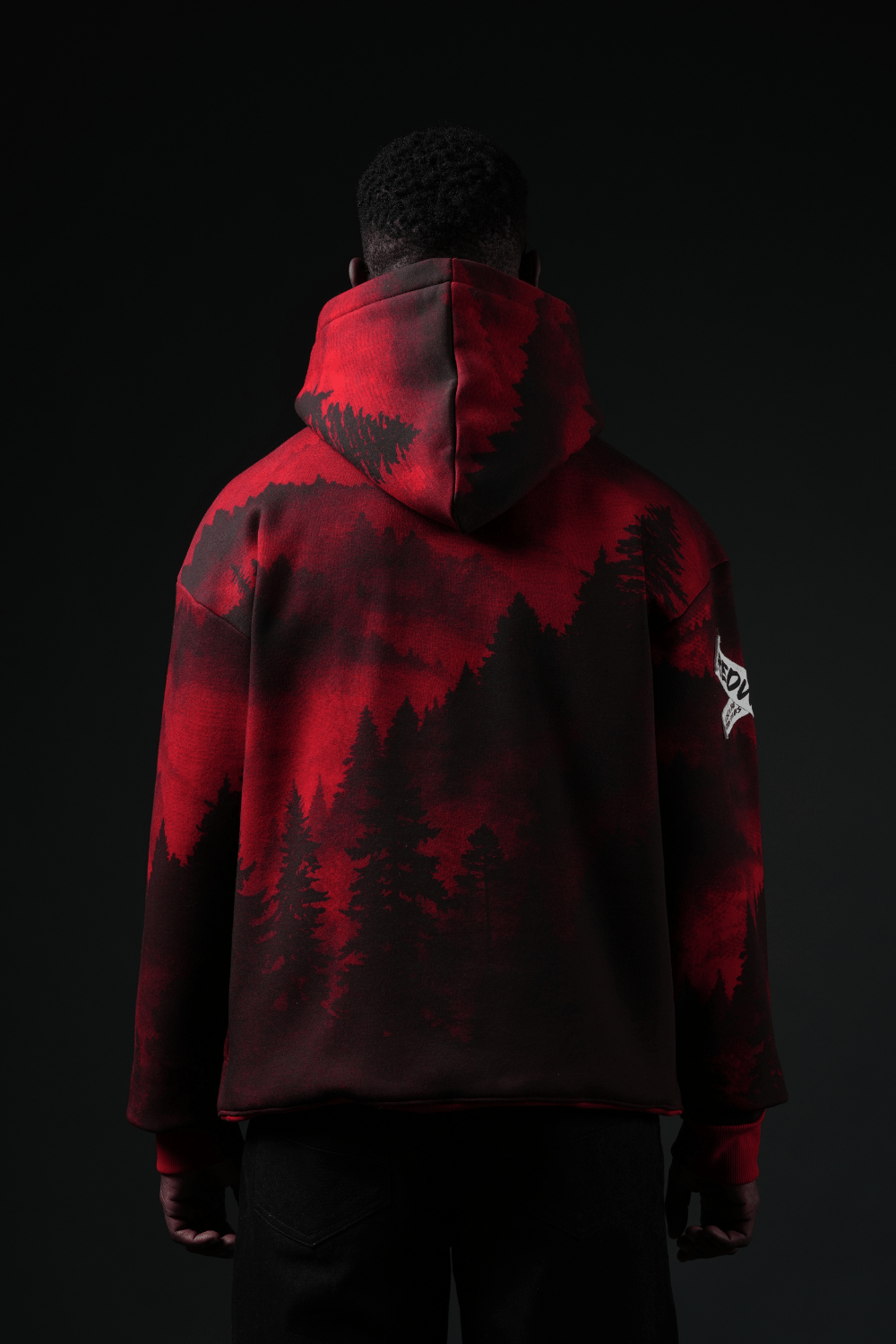 Redwood Oversized Printed Hoodie - Echolope