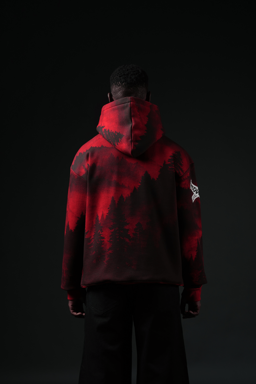 Redwood Oversized Printed Hoodie - Echolope
