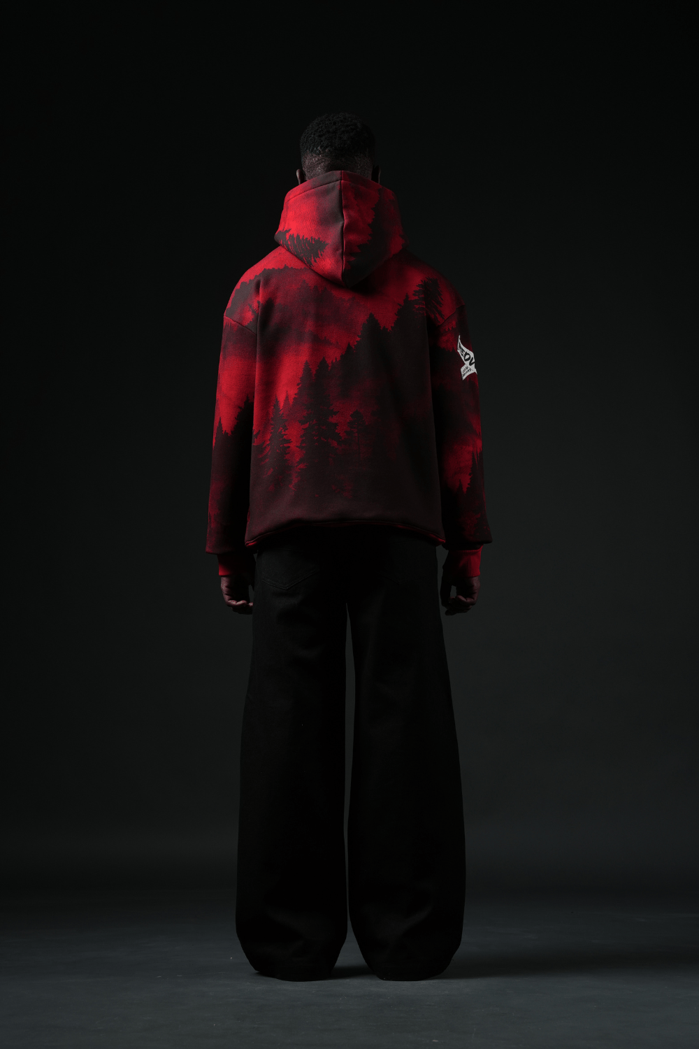 Redwood Oversized Printed Hoodie - Echolope