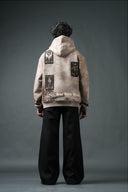 Runestone Oversized Printed Hoodie - Echolope