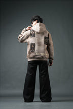 Runestone Oversized Printed Hoodie - Echolope