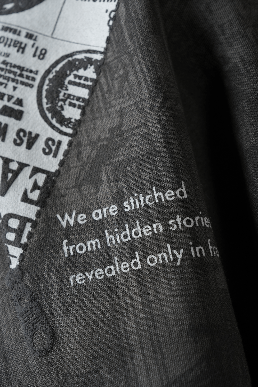 Static Oversized Printed Hoodie - Echolope