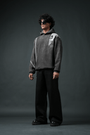 Static Oversized Printed Hoodie - Echolope