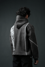 Static Oversized Printed Hoodie - Echolope