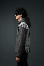 Static Oversized Printed Hoodie - Echolope