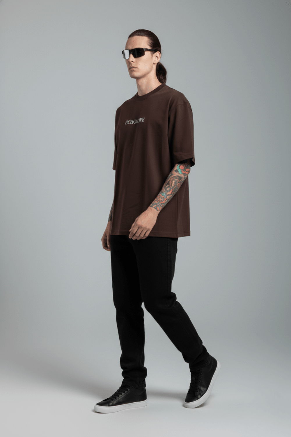 Timeless Ruins Oversized Tee For Men - Echolope