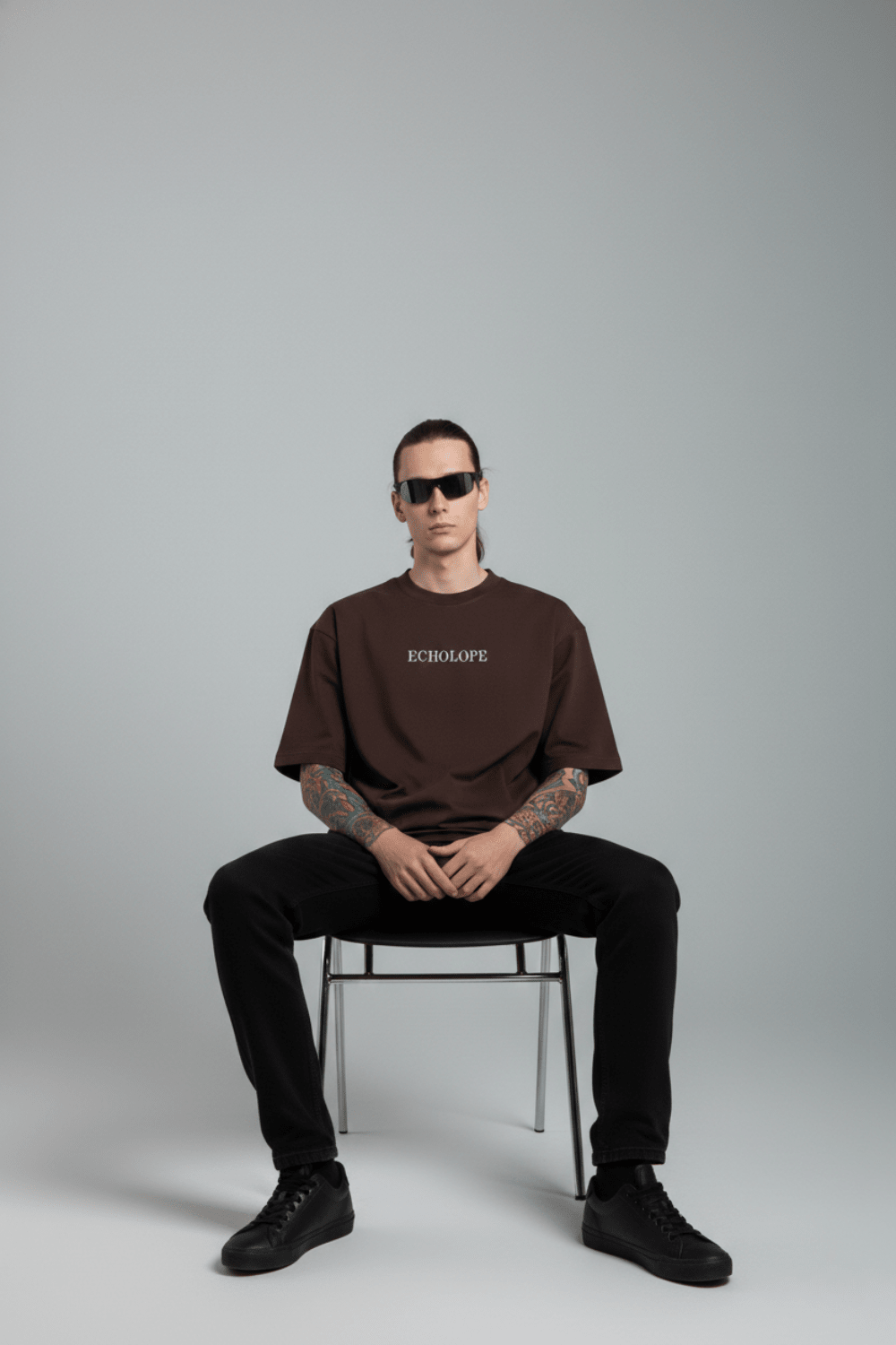 Timeless Ruins Oversized Tee For Men - Echolope