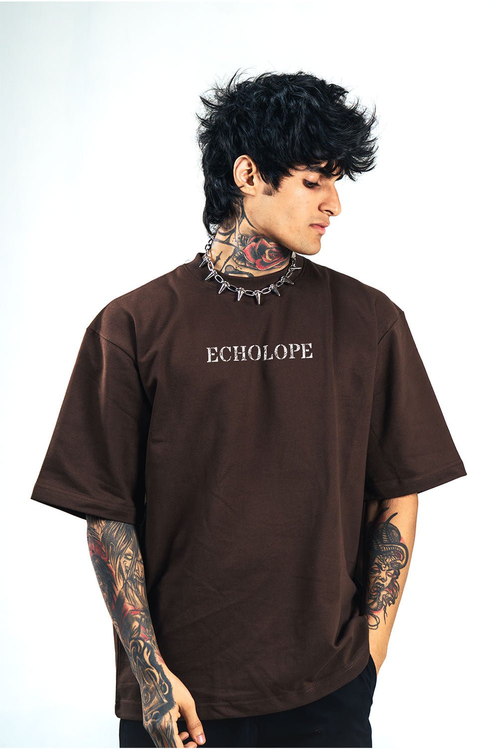 Timeless Ruins Oversized Tee For Men - Echolope