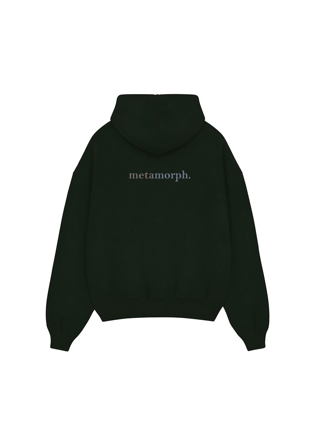 Women Printed Overize Premium Fleece Olive Green Hoodie - Echolope