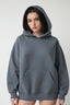 Women's Premium Dark Gray Oversize Hoodie - Echolope