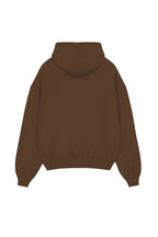 Women's Premium Oversize Dark Brown Hoodie - Echolope