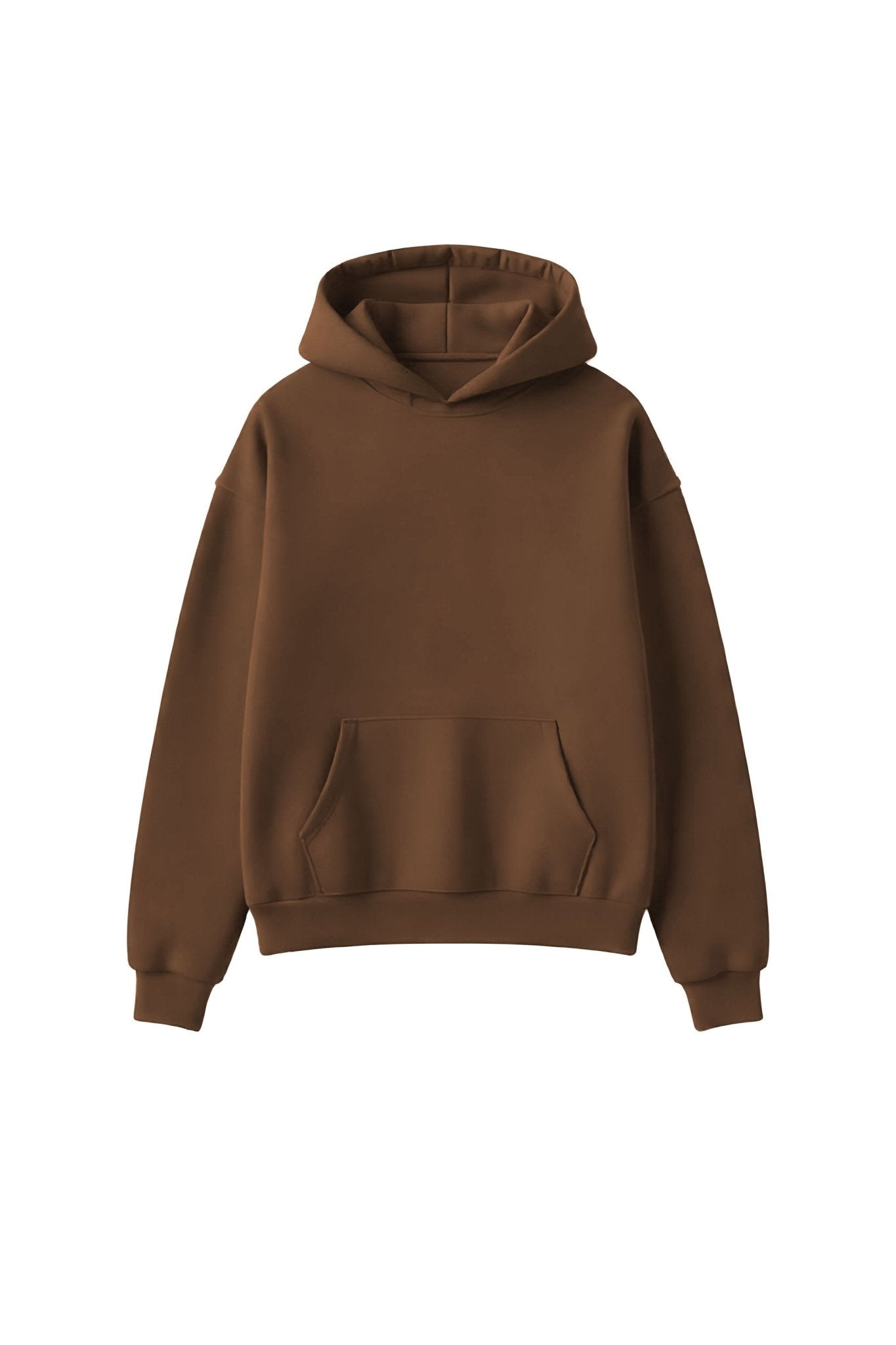 Women's Premium Oversize Dark Brown Hoodie - Echolope