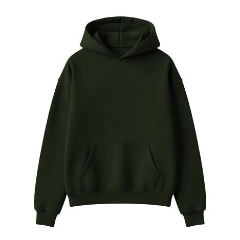 Women's Premium Oversize Olive Green Hoodie - Echolope